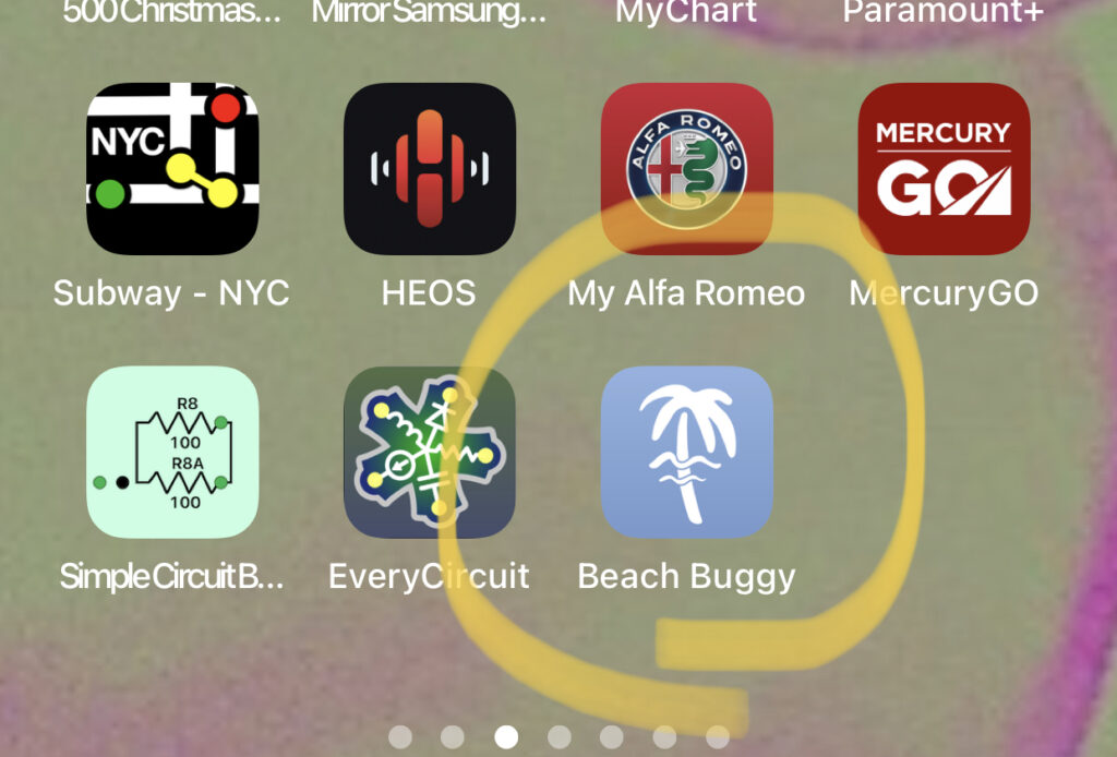 Shows the icon for the Beach Buggy app.